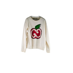 Gucci Unisex Apple Sequin Hoodie Size XS