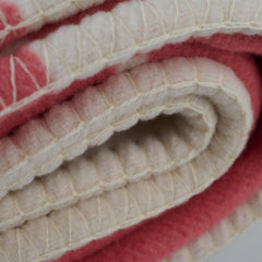 Hermes Avalon Baby Blanket Pink White