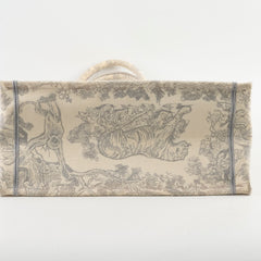 Christian Dior Medium Book Tote Grey