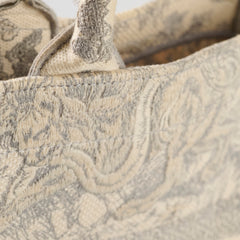 Christian Dior Medium Book Tote Grey