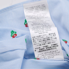 Gucci Women's Floral Shirt Light Blue Size