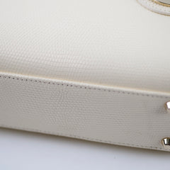 Dior Lizard Mini Lady Dior Cream