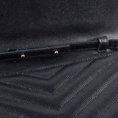 Saint Laurent Cassandre Envelope Wallet On Chain Black