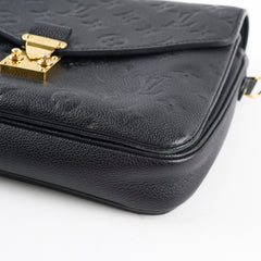 Louis Vuitton Pochette Metis Black Empreinte