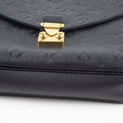 Louis Vuitton Pochette Metis Black Empreinte