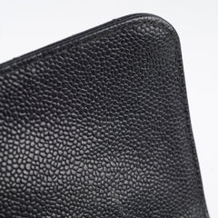Chanel Vintage Caviar Single Flap Jumbo Black 9 Series