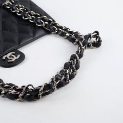 Chanel Vintage Caviar Single Flap Jumbo Black 9 Series