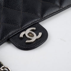Chanel Vintage Caviar Single Flap Jumbo Black 9 Series