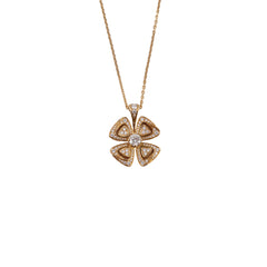 Bulgari Fiorever Necklace Rose Gold