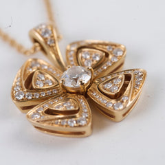 Bulgari Fiorever Necklace Rose Gold