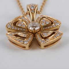 Bulgari Fiorever Necklace Rose Gold