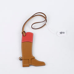 Hermes Paddock Boot Charm Gold