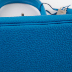 Hermes Birkin 30 Togo Blue Zanzibar A Stamp