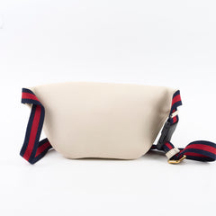 Gucci Small Logo Leather Bum Bag Cream