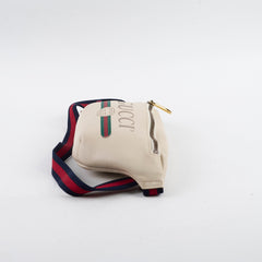 Gucci Small Logo Leather Bum Bag Cream