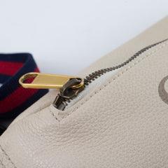 Gucci Small Logo Leather Bum Bag Cream
