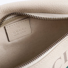 Gucci Small Logo Leather Bum Bag Cream