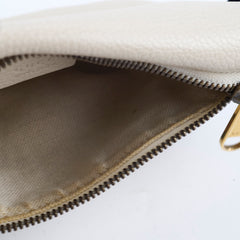 Gucci Small Logo Leather Bum Bag Cream