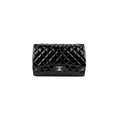 Chanel Jumbo Flap Patent Black