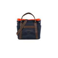 Hermes Canvas The Grooming Bag Navy