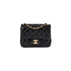 Chanel 19S Mini Square Bag Black