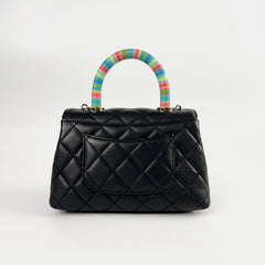 Chanel Mini Coco Handle Caviar Black