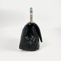 Chanel Mini Coco Handle Caviar Black