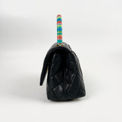 Chanel Mini Coco Handle Caviar Black