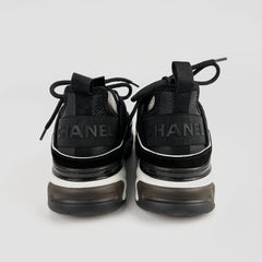 Chanel Women's Sneakers White/Black Size 37
