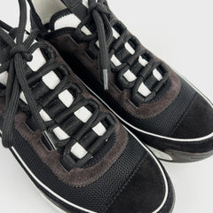 Chanel Women's Sneakers White/Black Size 37