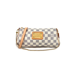 Louis Vuitton Eva Clutch Damier Azur
