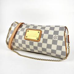 Louis Vuitton Eva Clutch Damier Azur