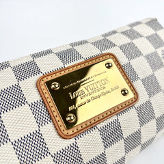 Louis Vuitton Eva Clutch Damier Azur