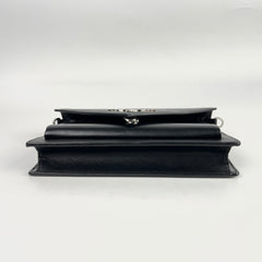 Prada Saffiano Envelope Crossbody Bag Black