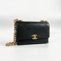 Chanel 21B Seasonal Flap Caviar Black (Microchip)