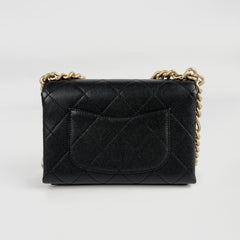 Chanel 21B Seasonal Flap Caviar Black (Microchip)