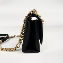 Chanel 21B Seasonal Flap Caviar Black (Microchip)