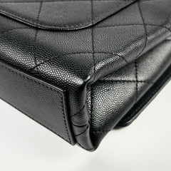 Chanel 21B Seasonal Flap Caviar Black (Microchip)
