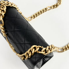 Chanel 21B Seasonal Flap Caviar Black (Microchip)