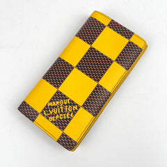 Louis Vuitton Brazza Long Wallet Damier Pop