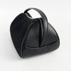 Christian Dior Cannage Canvas Clutch Black