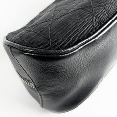 Christian Dior Cannage Canvas Clutch Black