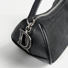 Christian Dior Cannage Canvas Clutch Black
