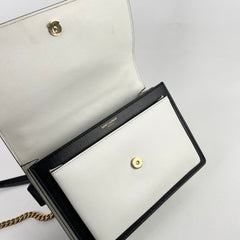 Saint Laurent Sunset Small Black/White