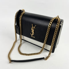 Saint Laurent Sunset Small Black/White