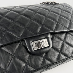 Chanel Reissue 226 Ruthenium HW Black 12 Series