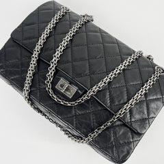 Chanel Reissue 226 Ruthenium HW Black 12 Series