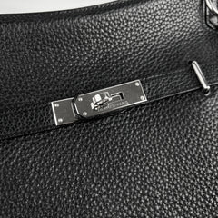 Hermes Jysiere Clemence Noir O Square Stamp 2011