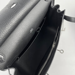 Hermes Jysiere Clemence Noir O Square Stamp 2011