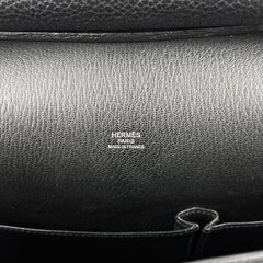 Hermes Jysiere Clemence Noir O Square Stamp 2011